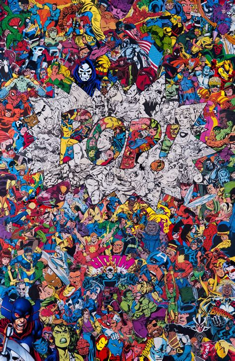 Comic Book Collage Wallpaper
