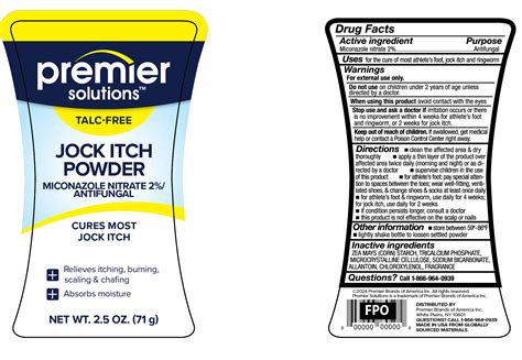Premier Solutions Jock Itch Powder