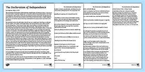 Declaration of Independence Read Aloud | Twinkl USA