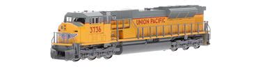 176-5624 Kato N Gauge SD90/43MAC 3736 of the Union Pacific - DCC Fitted ...