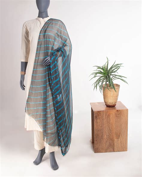 Hand Tie & Dye Viscose Chiffon Dupatta