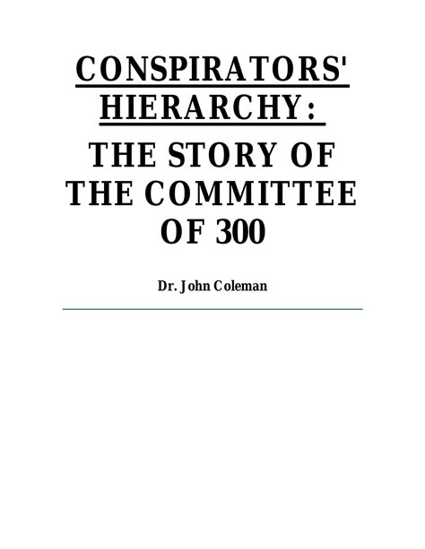Dr. Coleman.-.CONSPIRATORS.HIERARCHY.-.THE.STORY.OF.THE.COMMITTEE.OF ...