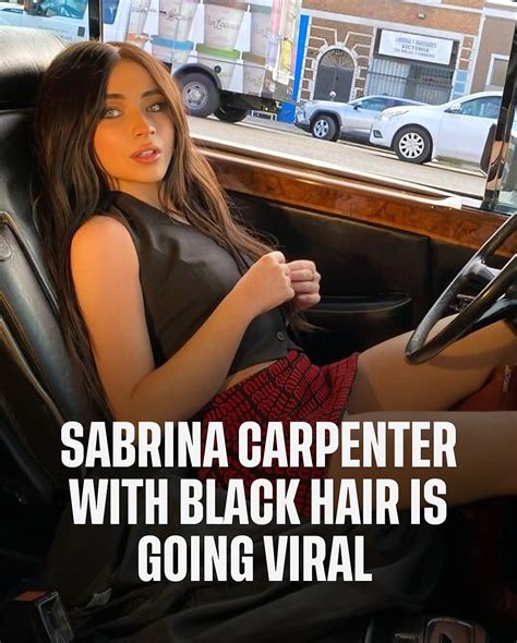 FREAKS ONLY 😍 | Sabrina Carpenter photos with black hair resurfaced ...