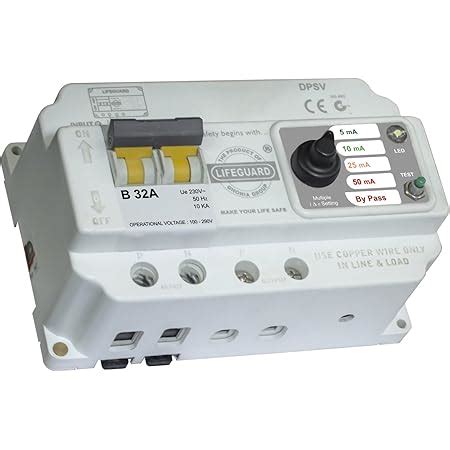 Mivan Technologies Single Phase 2 Pole ELCB + RCCB + ISI Marked MCB 32 ...