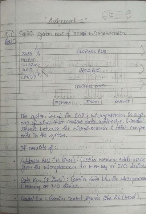 MI Assignment-1: 8085 Microprocessor Q&A and Assembly Programs - Studocu