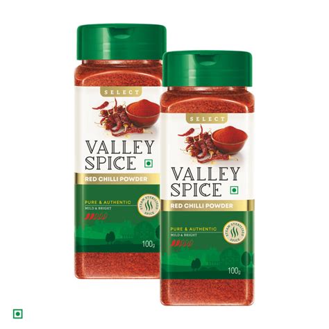 Valley Spice Red Chilli Powder (Mild & Bright) – Online Store | Jain ...