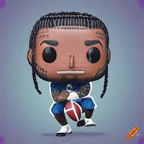 Pop smoke playing american football