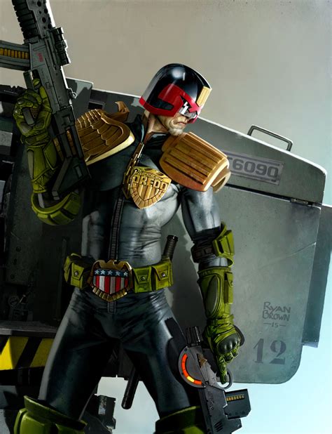 Judge Dredd Guns - Digital Art - Fribly