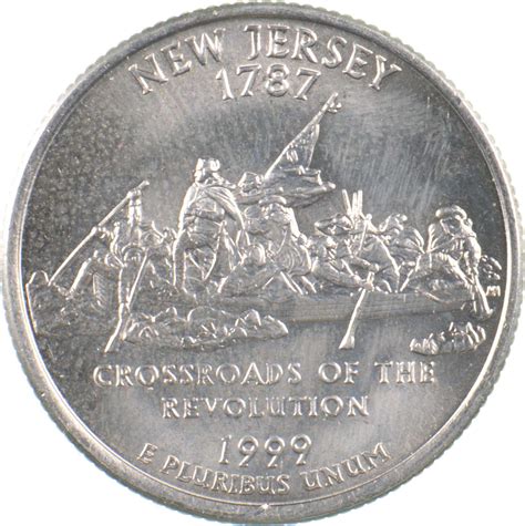 Custom - COLORIZED - 1999-D New Jersey State Quarter - High Collectible ...