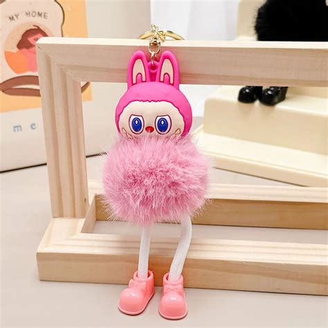 Labubu Long-Legged Plush Keychain