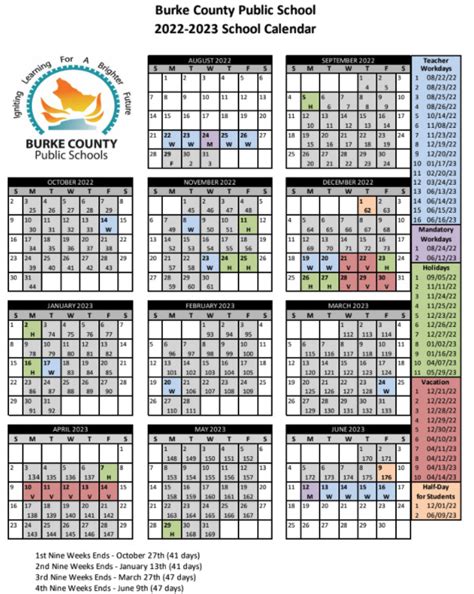 Burke County Public Schools Calendar 2024-2025 - Calendars 2025