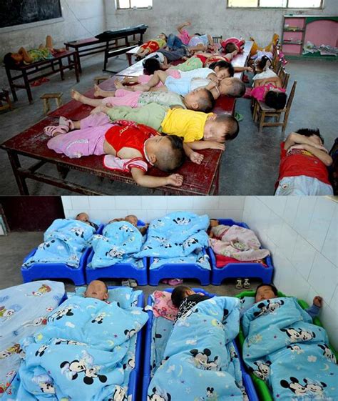 农村幼儿园的十年：午休从趴桌子到睡专床_海南频道_凤凰网