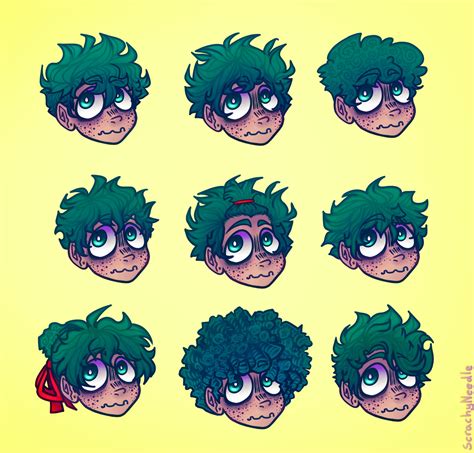 Deku Hair Tutorial 的图像结果