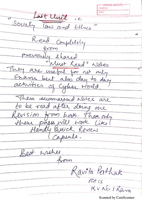 Handwritten notes IP XII 2020 Python RP - Python Programming/Computer ...