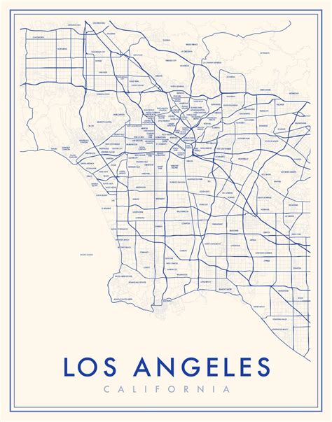 Baldwin Hills Los Angeles Map