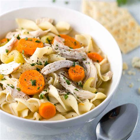 Easy Slow Cooker Chicken Noodle Soup Recipe | Jessica Gavin