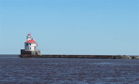 Superior Entry Lighthouse - Wisconsin Point Lighthouse - Lake Superior ...