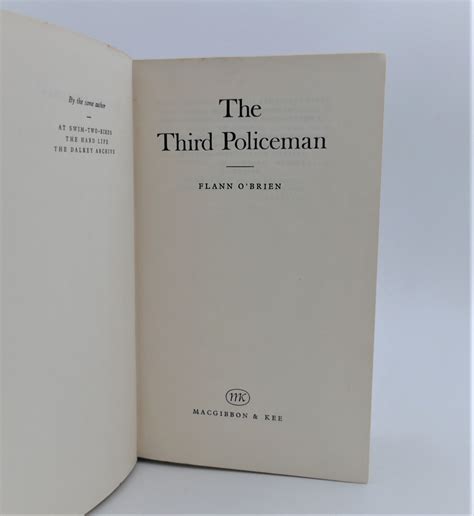 The Third Policeman. Second Impression (1967) - Ulysses Rare Books