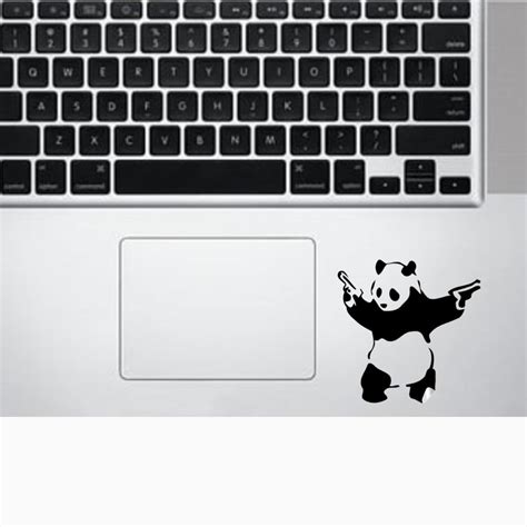 Shooting Panda Printed trackpad Sticker for Laptop & Mobile | Shooting ...