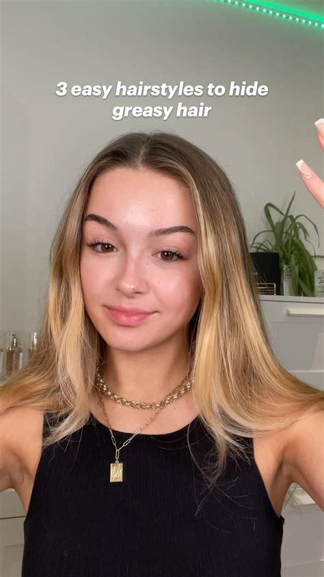 3 easy hairstyles to hide greasy hair – Artofit