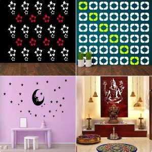 ARandNJ Painting Wall Stencils (Size :- 16 X 24 Inch) PATTERN- "Cherry ...