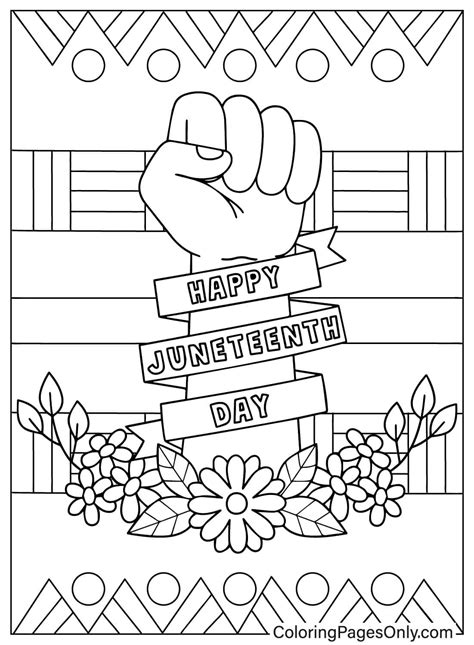 Juneteenth Coloring Pages Free