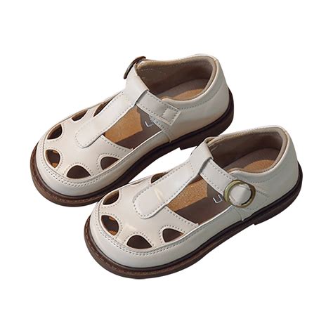 NOKIO Girls' Closed Toe Mary Janes Children'S Mary Jane Flats Girls ...