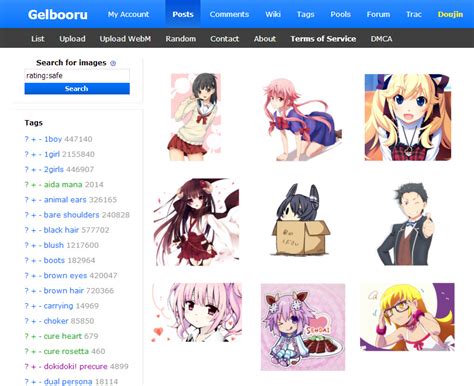 Gelbooru İncelemesi ve Gelbooru.com gibi TOP-12 Anime/Hentai Siteleri