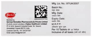 Brividuss 50mg Tablet 10 - Uses, Side Effects, Dosage, Price | Truemeds