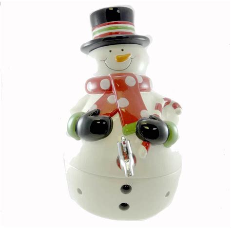 Amazon.com: Jolly Snowman Beverage Dispenser Christmas Believe : Beauty ...