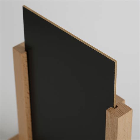 Buy M&T Displays Contemporary Desktop Menu Holder with Chalkboard ...