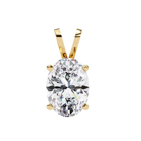 Simple Solitaire Lab Grown Diamond Pendant – ONYA