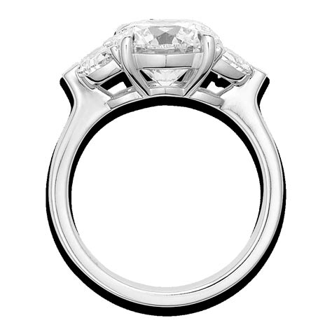 Half-Moon & Round 3 3/4ct Lab-Grown Diamond Ring | Shane Co.