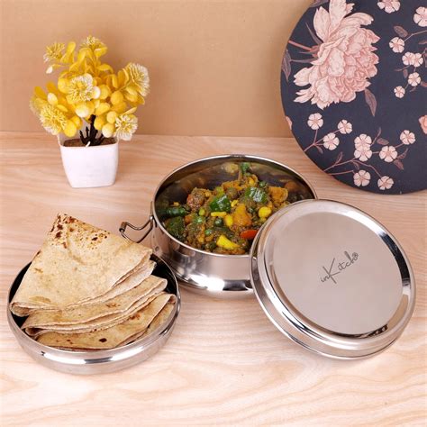 Buy inKitch Steel Tiffin Box for Office Lunch Box for Office Women and ...