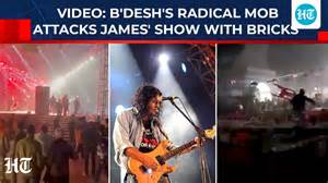 Bangladesh rock concert under attack: James flees as Islamist mob hurls ...