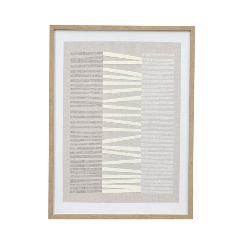 Buy Geometric Lines Canvas Wall Painting (Beige & Cream) Online ...
