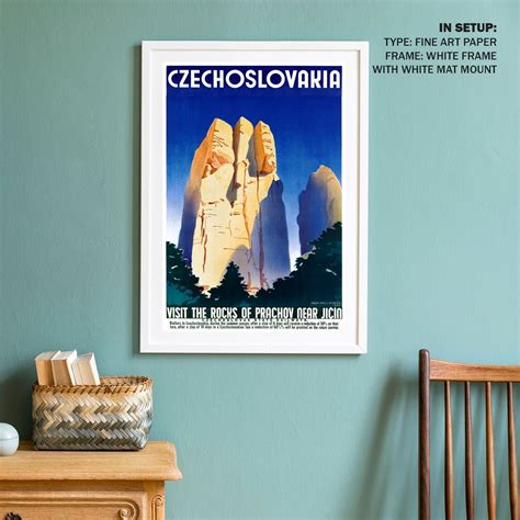 Buy Czechoslovakia Travel Poster Art & Prints Online India at Best ...