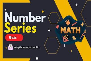 Missing Number Series for IBPS, SBI, RBI, RRBs: Quiz 7