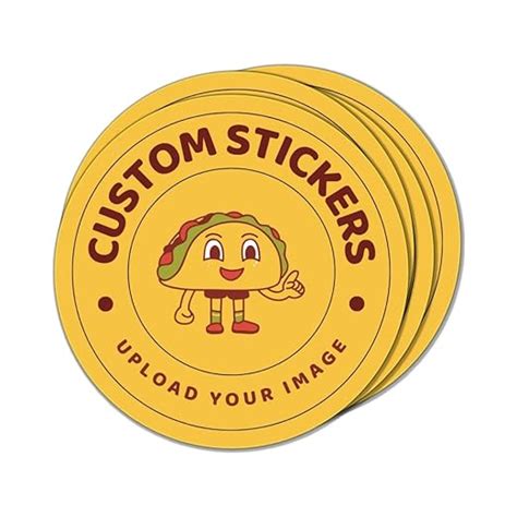 Custom 1000 Round Stickers for Small Business Custom Sticker Labels ...