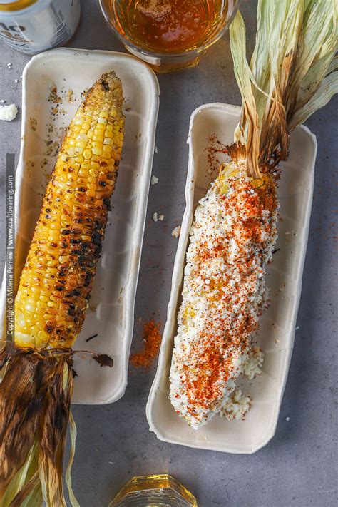 Fire Roasted Corn on the Cob (Butter or Elote Seasoning)