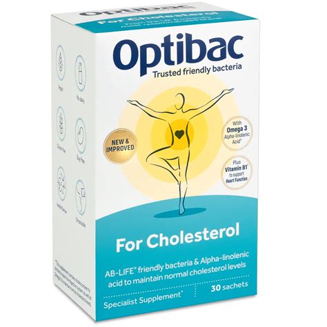 Buy Optibac Probiotics for Cholesterol - Vegan Probiotic Supplement ...