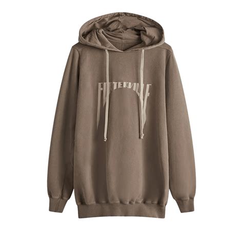 Rick Owens Porterville Hoodie 'dust/Pearl' Price in India | Culture Circle