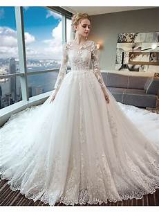 Gorgeous Wedding Dresses by Gorgeous Wedding Dress 2018 Scoop Lace Applique Flowers Gorgeous Wedding Dresses