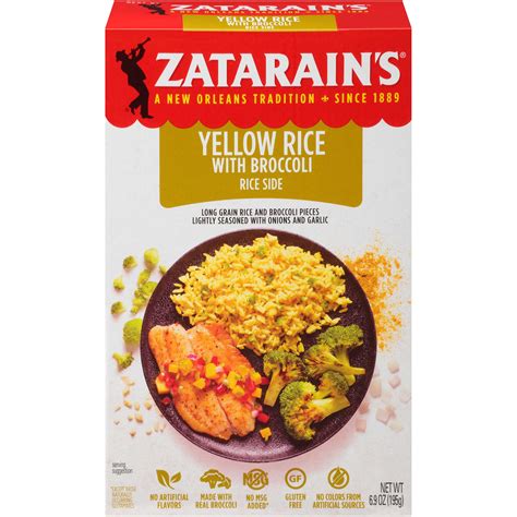 Zatarain's Yellow Rice with Broccoli Rice Side | FoodServiceDirect