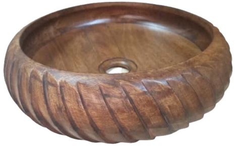 Wooden Wash Basin - Ecm - Wood 24 | Best Price in Pune – Eceramall