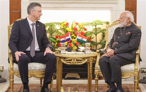 Visit of Prime Minister of Croatia H.E. Andrej Plenkovic to India ...