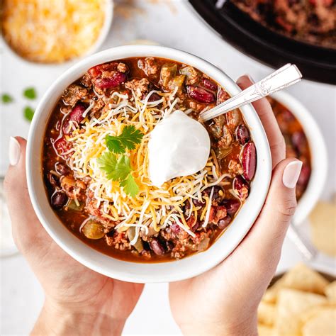 Venison Chili Crock Pot Recipe | Slow Cooker Deer Chili - Miss Allie's ...