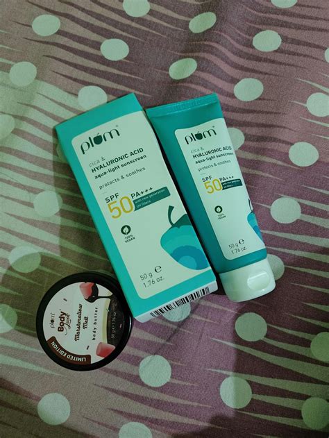 Buy Cica & Hyaluronic Acid Sunscreen SPF 50 PA+++ for Sun Protection – Plum