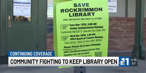 Southern Colorado community fighting to keep Rockrimmon Library open