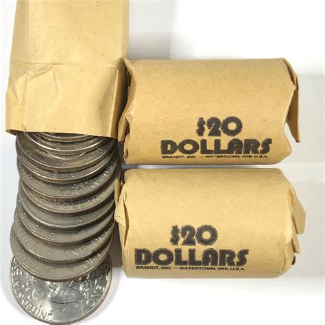 Three (3) Rolls of Unsearched Eisenhower Dollars*60 Coins | Property Room